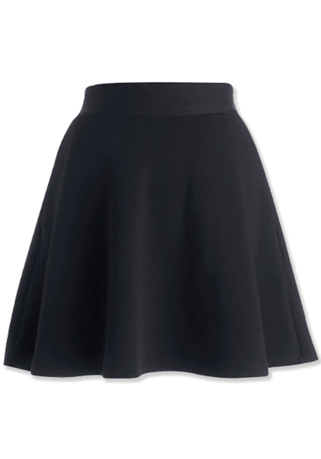 PAR TEE GIRL Skirt-104 / Black